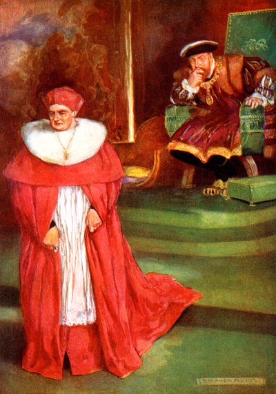 Entrevue de Wolsey avec le roi Henri VIII, 1909 - Stephen Reid
