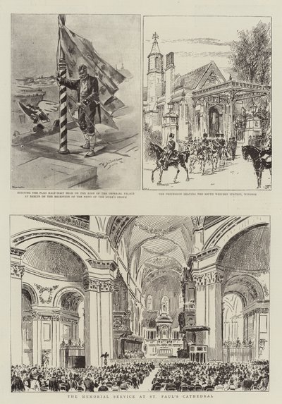 Les funérailles de SAR feu le duc de Clarence et Avondale - Stoewer Willy