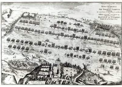 Préparation pour la bataille de Naseby, livrée le 14 juin 1645, publiée dans 
