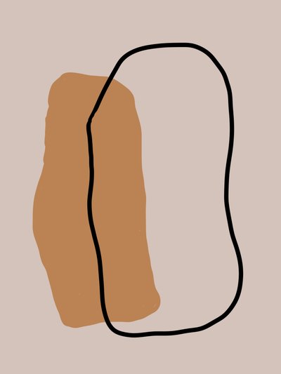 Abstraction organique moderne - Studio Palette