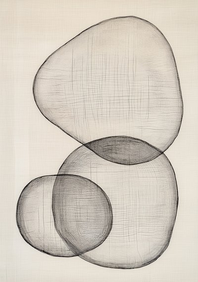 Formes abstraites qui se chevauchent - Studio Palette