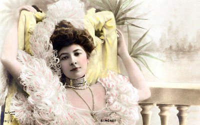 Simonet, comédien à Bruxelles, Carte postale, vers 1900 - Studio Reutlinger