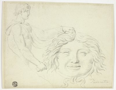 Persée et la tête de gorgone - Style of Jacques Louis David
