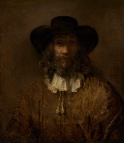 Homme avec une barbe - Style of Rembrandt