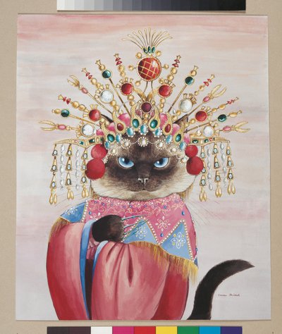 Illustration de Cats Galore! A Compendium of Cultured Cats (pub. 2015) - Susan Herbert