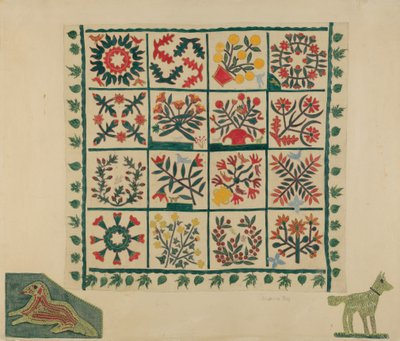 Dessus de courtepointe - Suzanne Roy