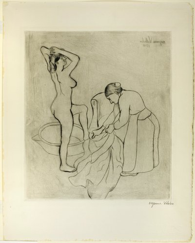 Femme aux gros seins et vieille femme - Suzanne Valadon