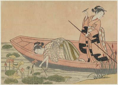 Mitate de Zhou Maoshu, après 1765 - Suzuki Harunobu