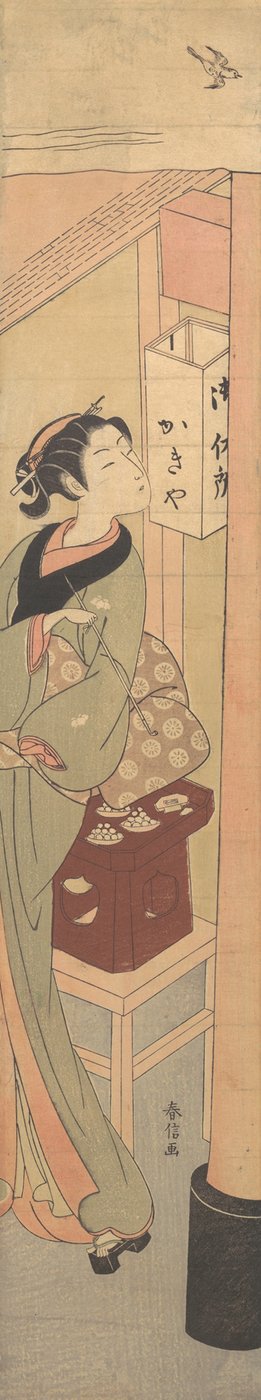 Osen de la maison de thé Kagiya - Suzuki Harunobu