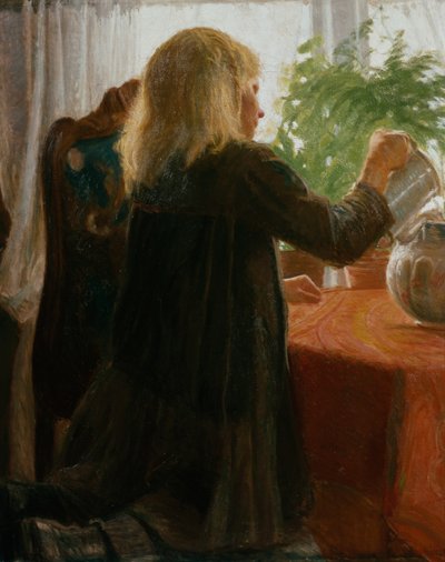 Fille à la fougère d