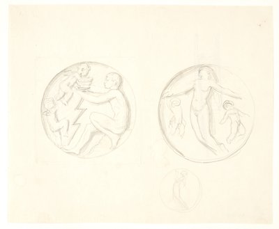 Esquisse pour des reliefs - Svend Rathsack