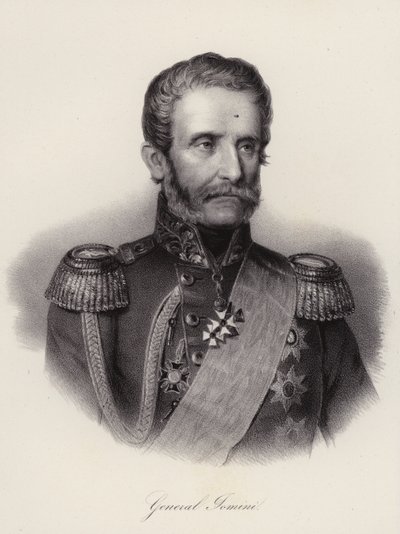 Antoine Henri, Baron de Jomini, général et historien militaire suisse (gravure) - Swiss School