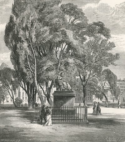 Monument à Rousseau sur l