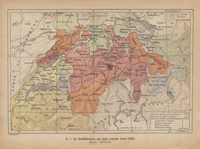 Ancienne Confédération suisse, vers 1400 - Swiss School