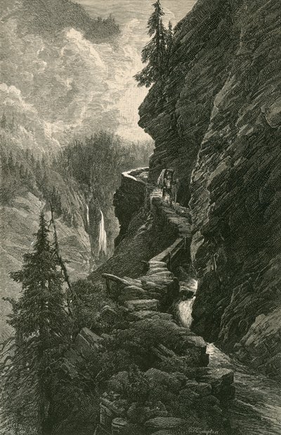Scène dans le col de Rawyl, près d