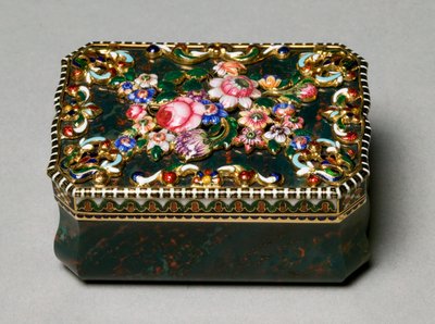 Boîte à tabac, attribuée à une miniature peinte par Jean-Louis Richter - Swiss School