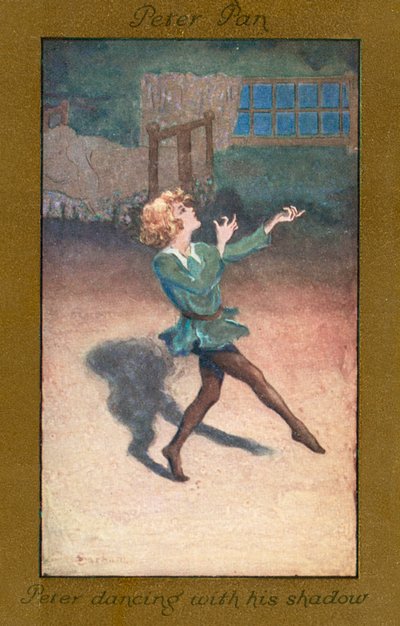 Peter Pan : Peter dansant avec son ombre - Sybil Barham