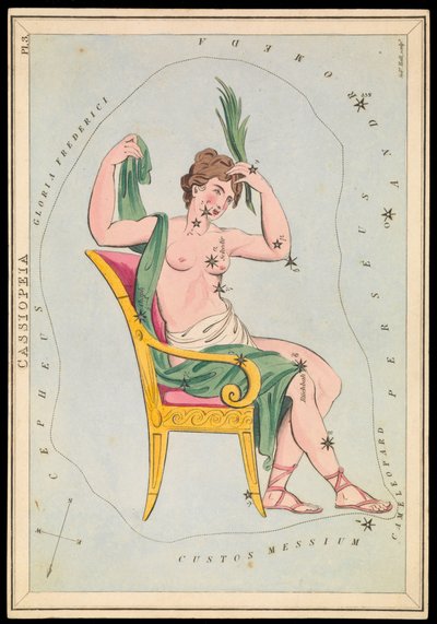 Cassiopeia, vers 1825 - Sydney Hall