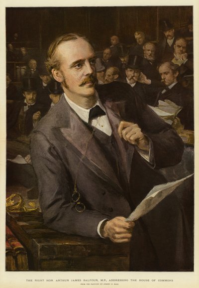 Le très honorable Arthur James Balfour, MP, s