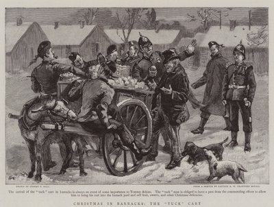 Noël en caserne, le chariot Tuck - Sydney Prior Hall