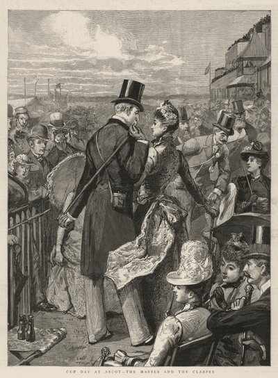 Jour de la Coupe à Ascot, les masses et les classes - Sydney Prior Hall