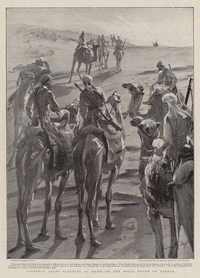 Arabes amicaux en reconnaissance à l