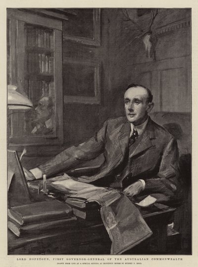 Lord Hopetoun, Premier Gouverneur Général du Commonwealth Australien - Sydney Prior Hall