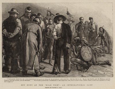 En repos au Far West, un jeu international - Sydney Prior Hall