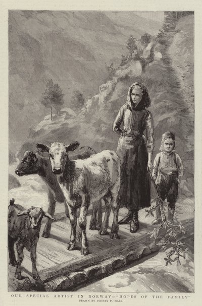 Notre artiste spécial en Norvège, espoirs de la famille - Sydney Prior Hall