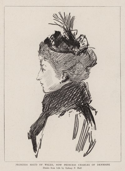 Princesse Maud de Galles, maintenant Princesse Charles de Danemark - Sydney Prior Hall