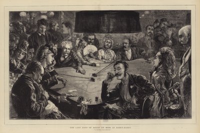 Les derniers jours de Rouge et Noir à Baden-Baden - Sydney Prior Hall