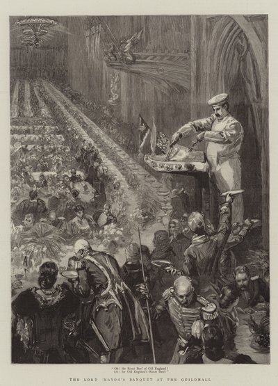 Le Banquet du Lord Maire à Guildhall - Sydney Prior Hall