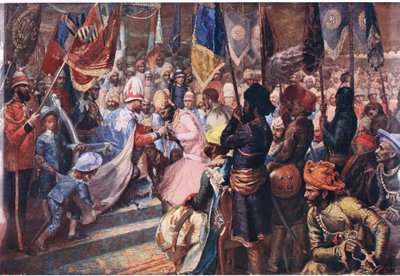 Le Prince de Galles en Inde, illustration de l