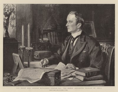 Le très honorable George Nathaniel Curzon, MP, le nouveau vice-roi de l