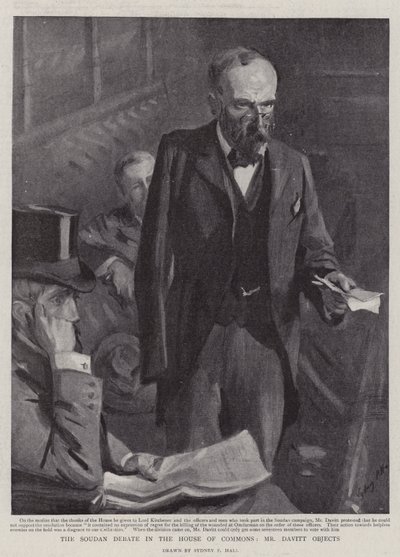 Le Débat sur le Soudan à la Chambre des Communes, M. Davitt s