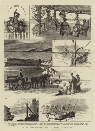 Vers le Grand Nord-Ouest avec le marquis de Lorne, III - Sydney Prior Hall