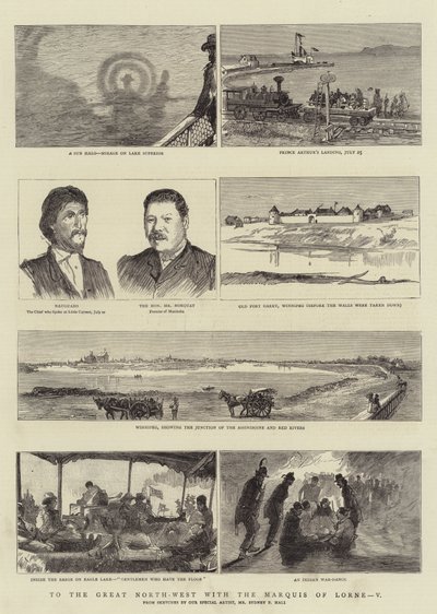 Vers le Grand Nord-Ouest avec le marquis de Lorne, V - Sydney Prior Hall