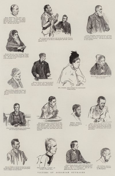 Victimes des outrages agraires - Sydney Prior Hall