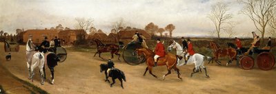 Joignons-nous à la joyeuse foule qui rit en chemin, et nous irons tous chasser aujourd