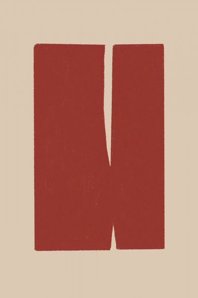 Formes rouges divisées - THE MIUUS STUDIO