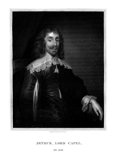 Arthur Capel, 1er Baron Capel, royaliste anglais - T. A. Dean