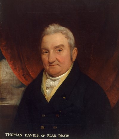 Thomas Davies of Plas Draw (huile sur toile) - T. Jones