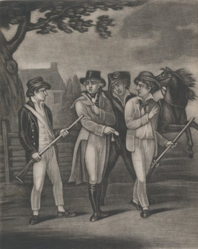 La capture du Major André par les incorruptibles Paulding, Williams et Vanvert, 4 juillet 1812 - T. W. Freeman
