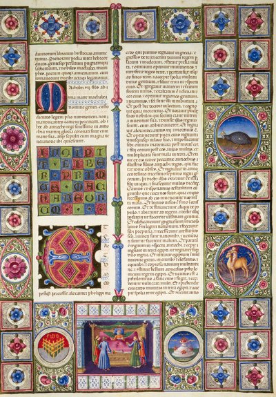Incipit du Livre du Prophète Aggée, du Volume II de la Bible de Borso d