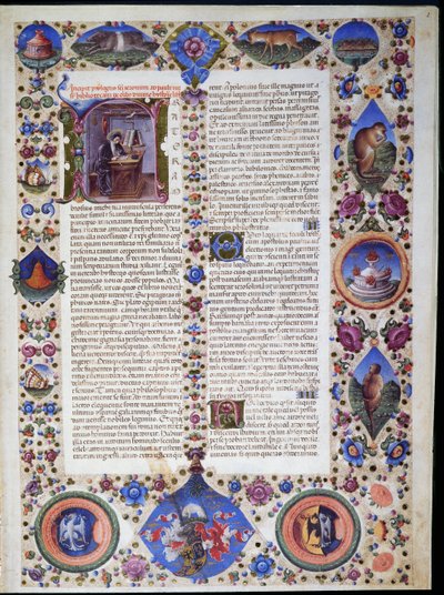 Prologue, du premier volume de la Bible de Borso d