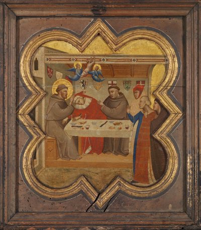 Tod des Edlen von Celano - Taddeo Gaddi