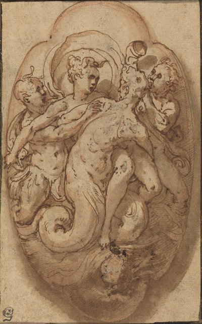 Figures mythologiques - Taddeo Zuccaro