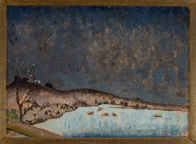Paysage avec nuages - Tadeusz Makowski