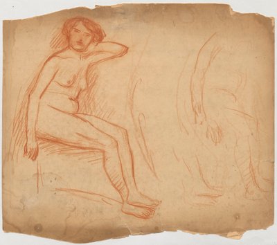Studie einer sitzenden Frau - Tadeusz Makowski