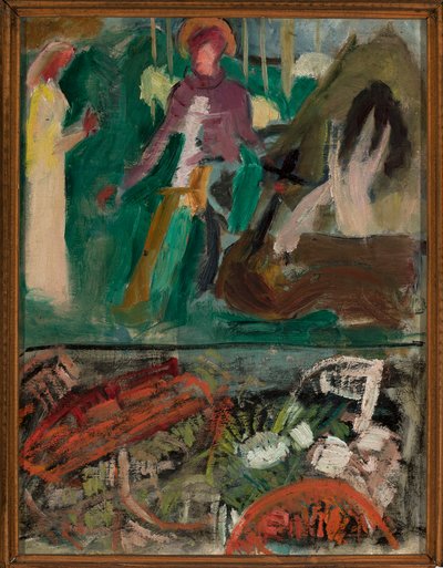 Esquisse pour le tableau « Saint Georges transperçant le dragon » - Tadeusz Makowski